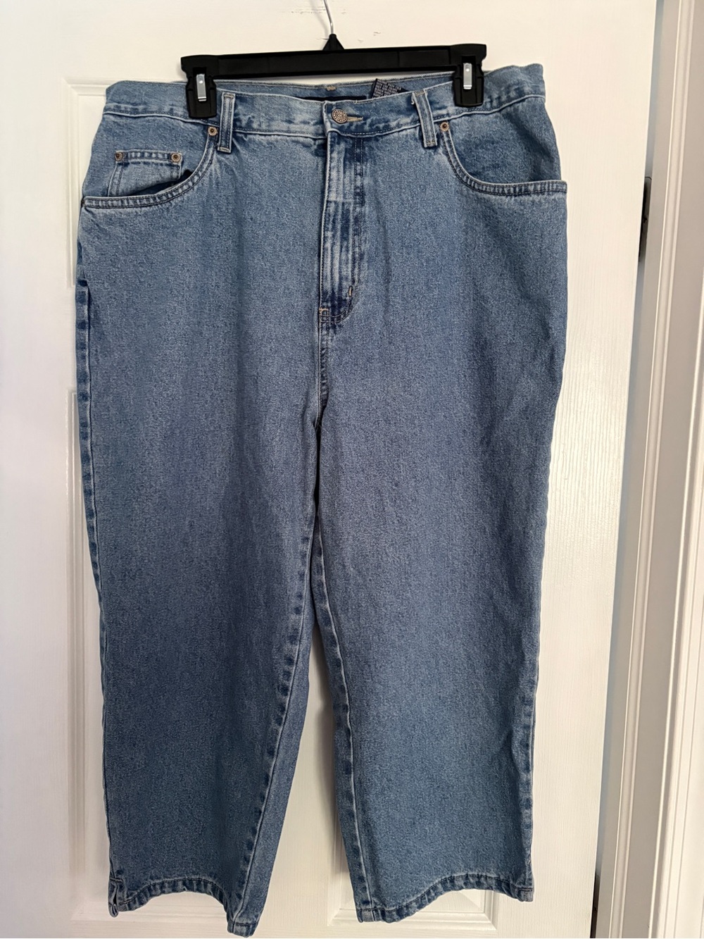 bill blass Light Blue Cropped Ankle Jeans #0308
